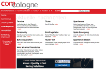 Tablet Screenshot of comcologne.de